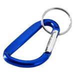 MP3359870 llavero con mosqueton de aluminio reciclado rcs azul recycled aluminium 1