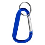 MP3359870 llavero con mosqueton de aluminio reciclado rcs azul recycled aluminium 2