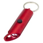 MP3359910 luz led ipx de aluminio reciclado y abrebotellas con llavero rojo recycled aluminium 1