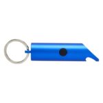 MP3359920 luz led ipx de aluminio reciclado y abrebotellas con llavero azul recycled aluminium 4