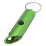MP3359930 luz led ipx de aluminio reciclado y abrebotellas con llavero verde recycled aluminium 3
