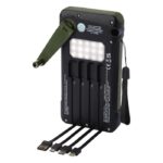 MP3360060 bateria externa de dinamo solar en plastico reciclado de 10000mah con certificacion rcs v 6