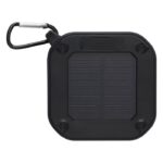 MP3360070 altavoz solar bluetooth ipx5 de 3w con mosqueton en plastico reciclado con certificacion r 7