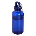 MP3360400 bidon de 400ml de plastico reciclado con mosqueton y certificacion rcs azul plastico pet r 1