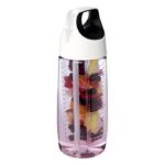 MP3360490 bidon deportivo en plastico reciclado de 700ml con tapa flip e infusor blanco rcs certifie 1