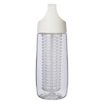 MP3360490 bidon deportivo en plastico reciclado de 700ml con tapa flip e infusor blanco rcs certifie 3