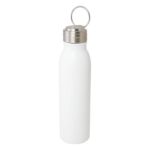 MP3360730 bidon de acero inoxidable con asa de metal de 700ml con certificacion rcs blanco recycled 5