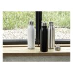 MP3360740 bidon de acero inoxidable con asa de metal de 700ml con certificacion rcs gris recycled s 2