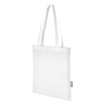 MP3361180 bolsa tote para congresos en non woven reciclado grs de 6l blanco poliester reciclado con 1