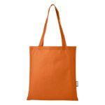 MP3361200 bolsa tote para congresos en non woven reciclado grs de 6l naranja poliester reciclado con 3