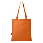 MP3361200 bolsa tote para congresos en non woven reciclado grs de 6l naranja poliester reciclado con 4