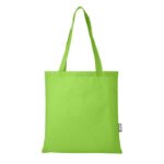 MP3361240 bolsa tote para congresos en non woven reciclado grs de 6l verde poliester reciclado con c 3