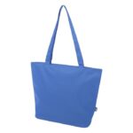 MP3361270 bolsa tote con cremallera de material reciclado grs de 20l azul 600d poliester reciclado 1