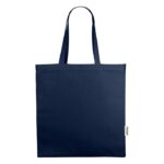 MP3362500 bolsa tote de material reciclado de 220gm azul algodon reciclado 220 gm2 4