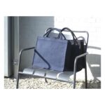 MP3362560 bolsa tote cuadrada de 500gm con material reciclado aware negro 70 algodon reciclado 30 po 2