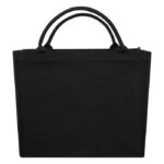 MP3362560 bolsa tote cuadrada de 500gm con material reciclado aware negro 70 algodon reciclado 30 po 5