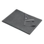 MP3362760 toalla ultraligera y de secado rapido grs de 50100cm gris 90 poliester reciclado 10 nylon 5