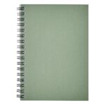 MP3363310 cuaderno con espiral a6 a color de material reciclado verde papel reciclado carton 2