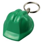 MP3363360 llavero de material reciclado con forma de casco protector verde plastico hips reciclado m 1