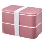MP3363700 fiambrera de doble capa rosa 75 plastico pp 25 bioplastico de caa de azucar 1