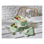 MP3363700 fiambrera de doble capa rosa 75 plastico pp 25 bioplastico de caa de azucar 3