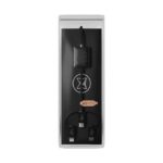 MP3411100 cable de carga 5 en 1 negro plastico pet reciclado plastico abs reciclado aluminio 2