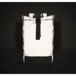 MP3411420 mochila rolltop reflectante plateado poliester 3