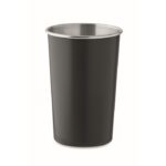 MP3411650 taza acero inox reciclado negro acero inoxidable 1