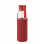MP3412090 botella vidrio reciclado 500 ml rojo vidrio 1