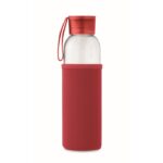 MP3412090 botella vidrio reciclado 500 ml rojo vidrio 4