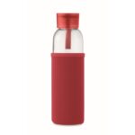 MP3412090 botella vidrio reciclado 500 ml rojo vidrio 5