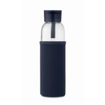 MP3412140 botella vidrio reciclado 500 ml azul marino vidrio 5