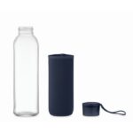 MP3412140 botella vidrio reciclado 500 ml azul marino vidrio 7