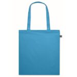 MP3412310 bolsa comercio justo 140grm azul turquesa algodon 2