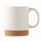 MP3412380 taza ceramica de corcho 280 ml blanco gres 2