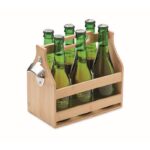 MP3412610 caja de bambu para 6 cervezas natural bambu 2