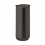 MP3412620 taza viaje doble pared 330ml negro acero inoxidable 1