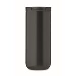 MP3412620 taza viaje doble pared 330ml negro acero inoxidable 6