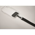 MP3412760 lanyard para telefono negro poliester 3