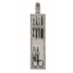 MP3413000 set manicura 6 pc fieltro rpet gris rpet 3