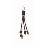MP3413010 cable de carga 4 en 1 tipo c negro plastico 1