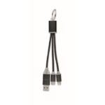 MP3413010 cable de carga 4 en 1 tipo c negro plastico 8