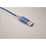 MP3413030 cable de carga 4 en 1 tipo c azul real plastico 6