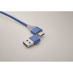 MP3413030 cable de carga 4 en 1 tipo c azul real plastico 7