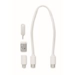 MP3413230 set conectores de cable 9 en 1 blanco abs 4