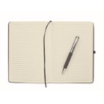 MP3414020 set cuadernos piel reciclada negro papel 4