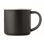 MP3414490 taza de acero inox reciclado negro acero inoxidable 2