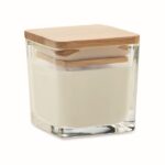 MP3414640 vela perfumada cuadrada 50gr blanco vidrio 4