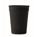 MP3415030 vaso de pp reciclado 250 ml negro polipopileno 2