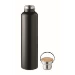 MP3415620 botella de doble pared 1l negro acero inoxidable 2